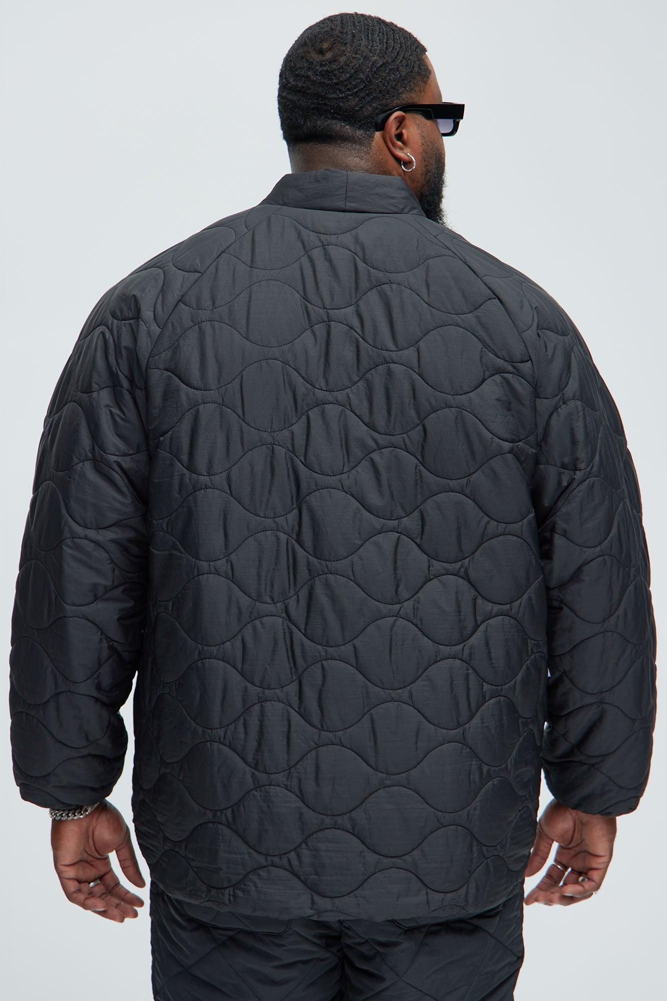 Good Luck Quilted Jacket - Black Product Image