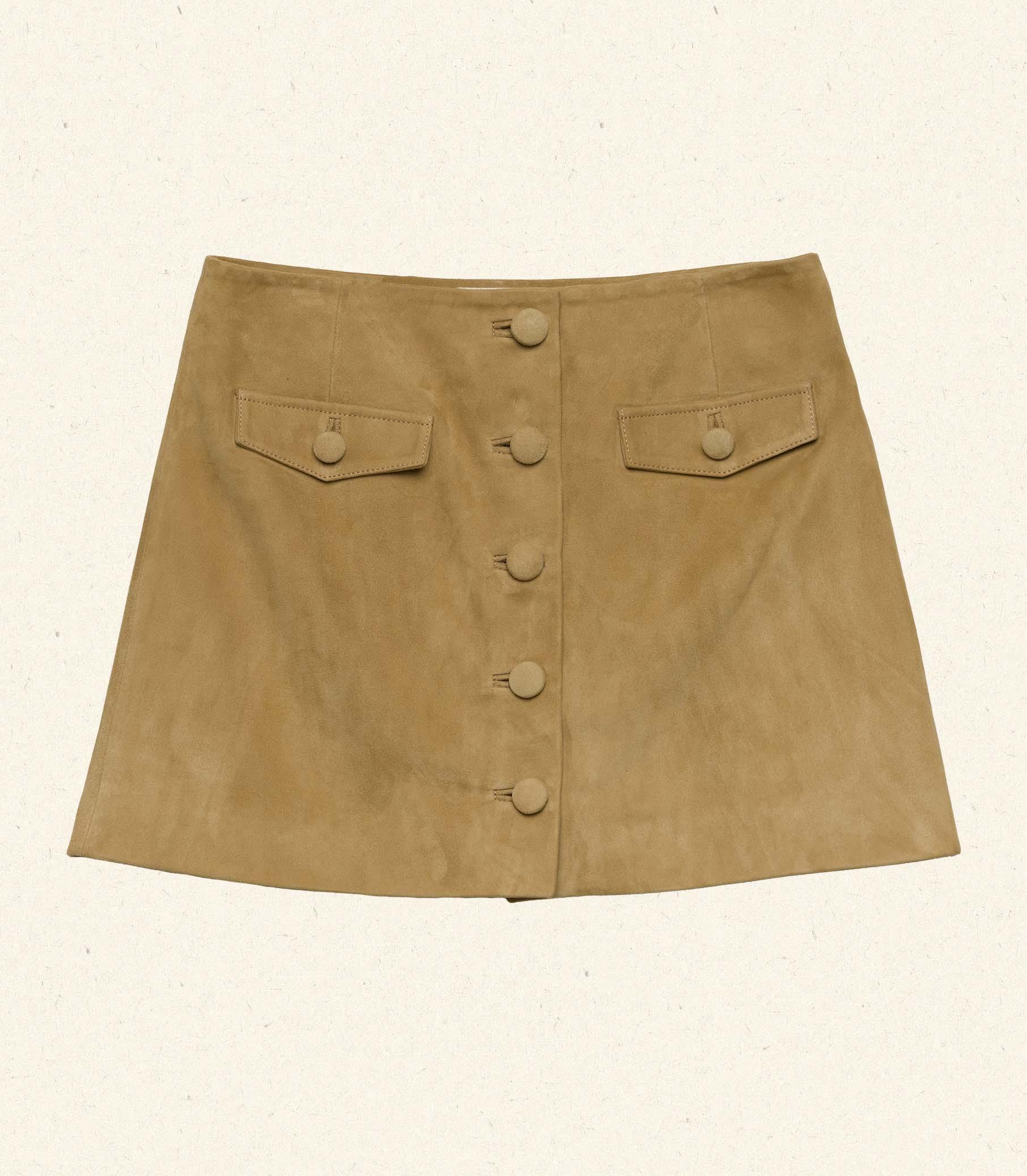 COURTNEY SKIRT -- LIGHT CAMEL Product Image