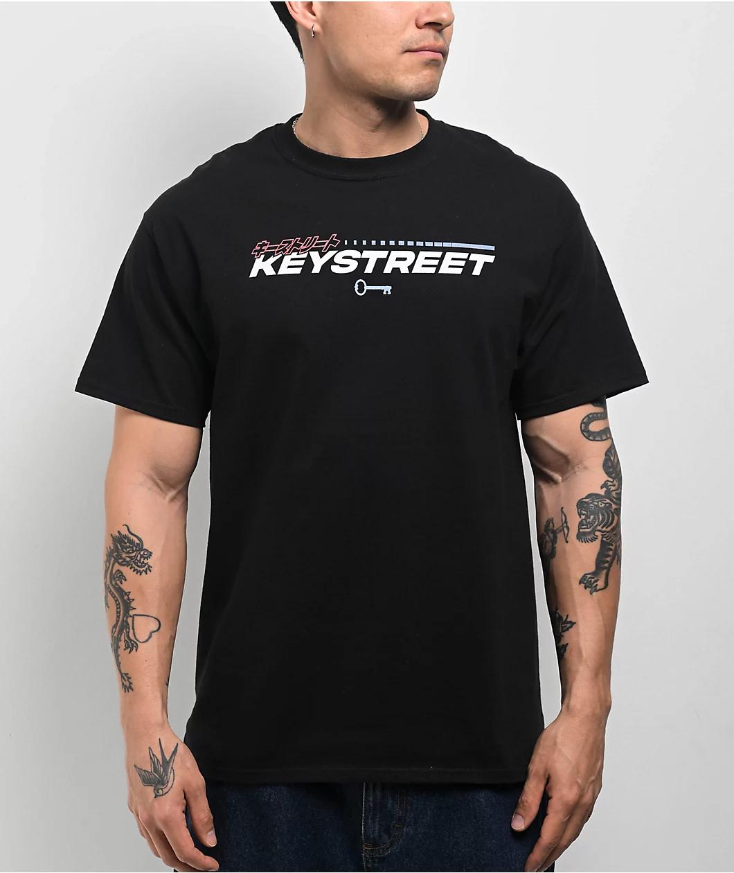 Key Street Send It Black T-Shirt Product Image