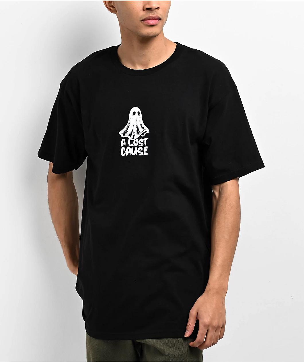 A Lost Cause Spirits Black T-Shirt Product Image