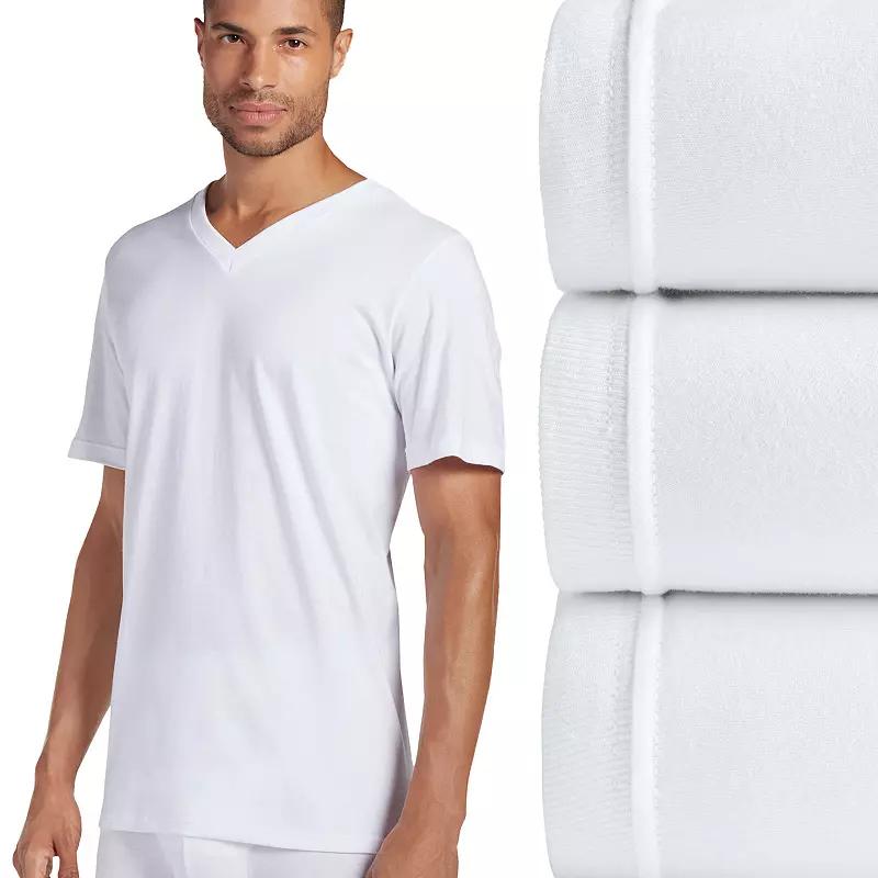Men's Jockey® Classic 3-pack V-Neck Undershirt,  Product Image