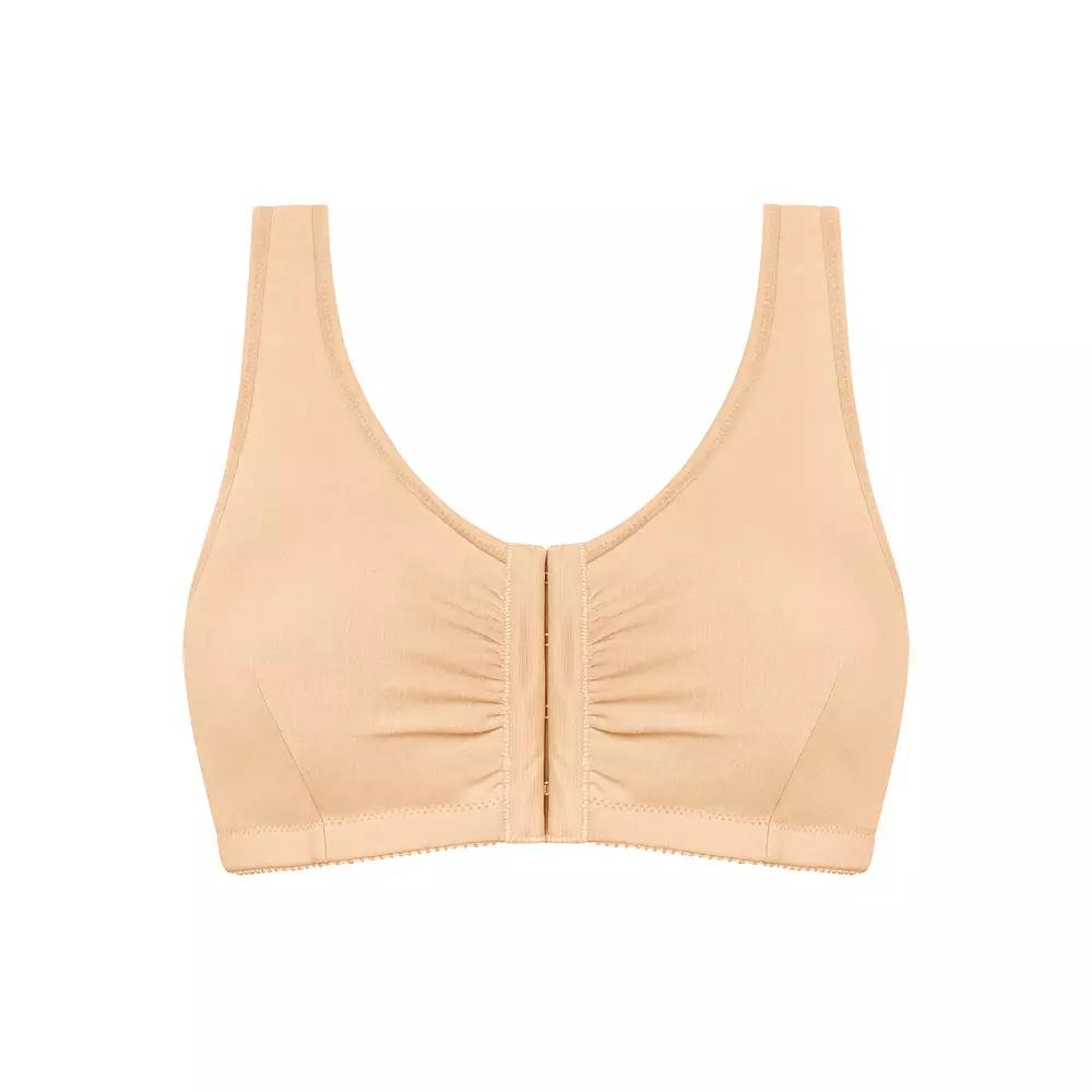Amoena Mastectomy Bra: Fleur Wireless Front Closure, Women's, Size: Small Dd/Ddd, Brown Product Image