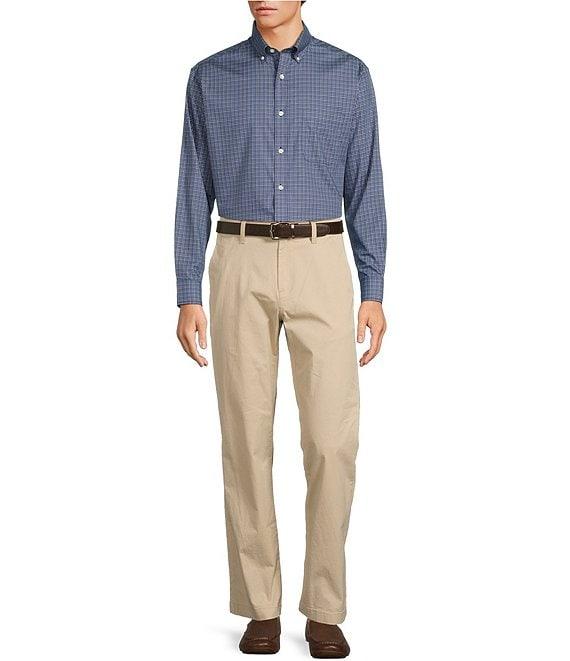 Gold Label Roundtree & Yorke Non-Iron Long Sleeve Small Check Sport Shirt Product Image