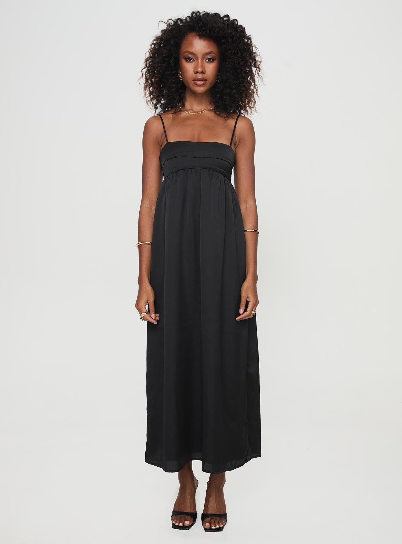Ortega Maxi Dress Black Product Image