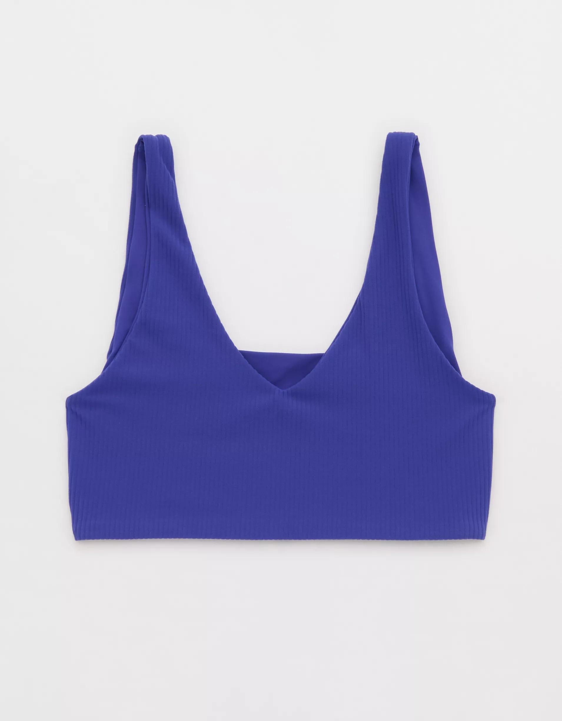 OFFLINE By Aerie Real Me XTRA Rib Switch Up V-Neck Sports Bra Product Image