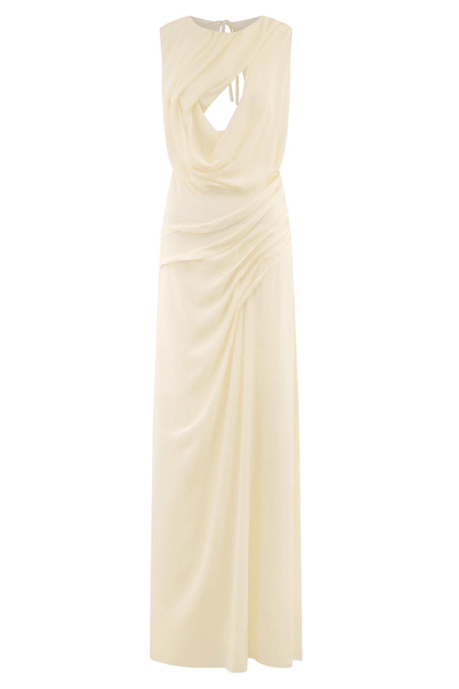 Oria Chiffon Maxi Dress - Ivory Product Image