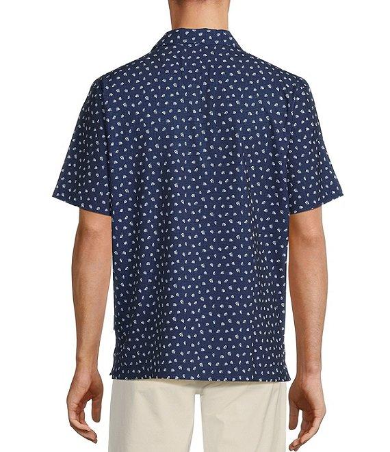 Tommy Bahama IslandZone Bahama Coast Deco Palms Short Sleeve Polo Shirt Product Image