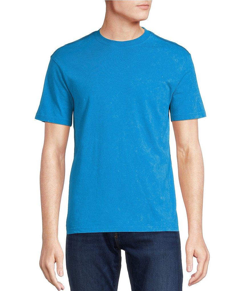 Cremiuex Premium Denim Garment-Dyed Short Sleeve T-Shirt Product Image