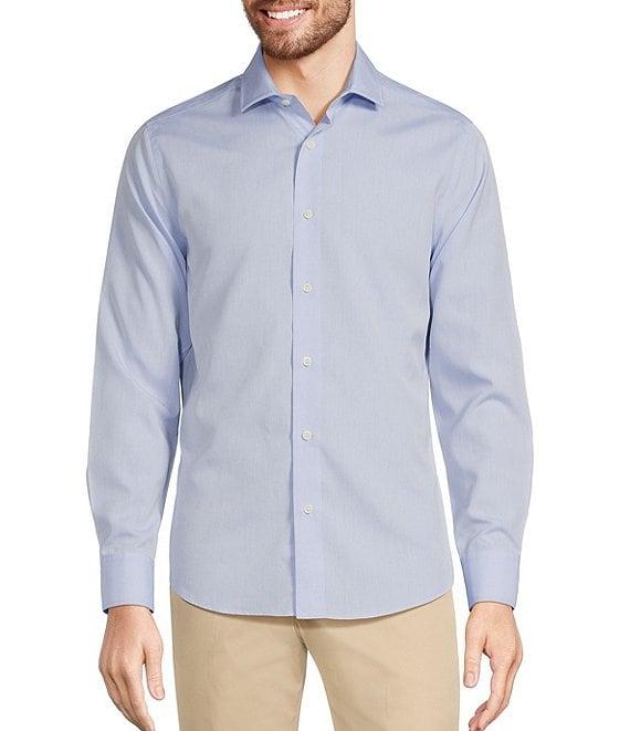 Murano Slim-Fit Non-Iron Solid Long-Sleeve Woven Shirt Product Image
