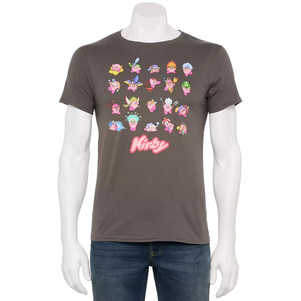 Men's Kirby Graphic Tee, Size: Small, Grey Product Image