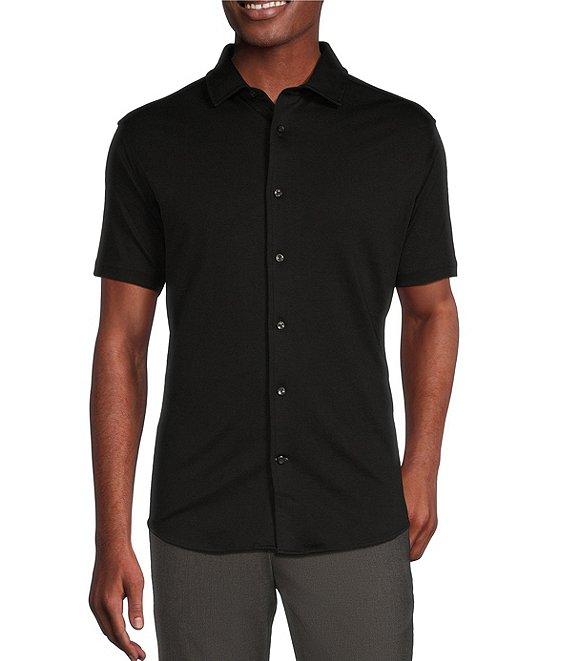 Daniel Cremieux Signature Label Solid Short Sleeve Woven Shirt Product Image