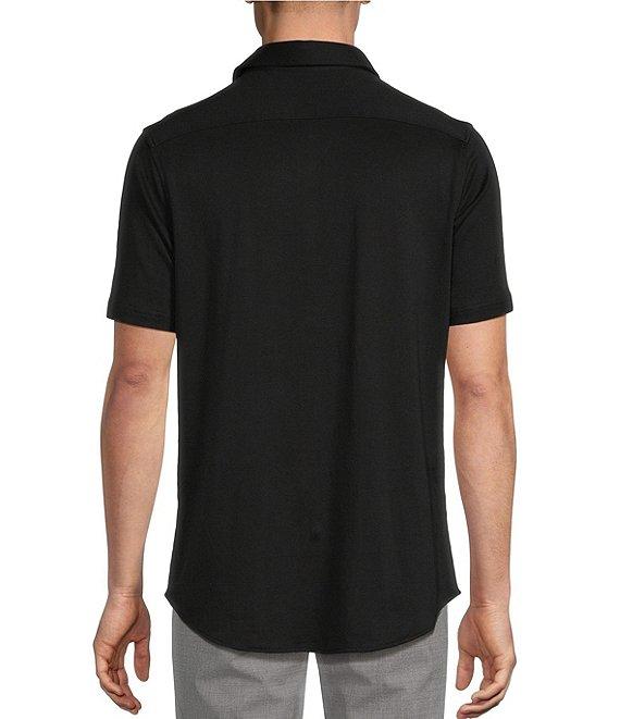 Daniel Cremieux Signature Label Solid Short Sleeve Coatfront Shirt Product Image