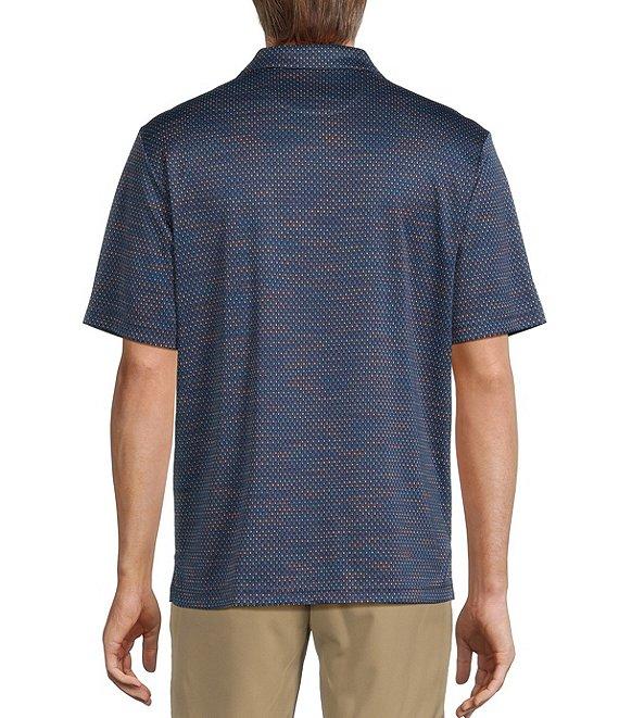 Roundtree & Yorke Performance Short Sleeve Multi Jacquard Polo Shirt Product Image