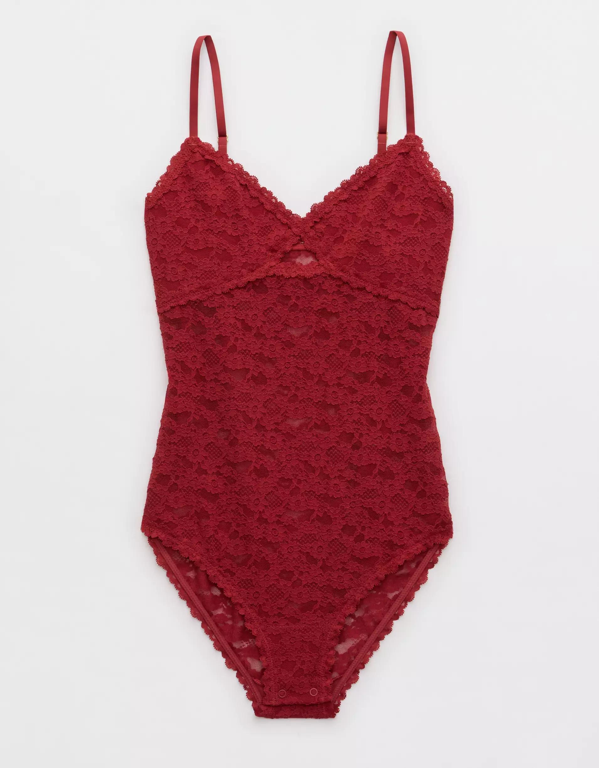 Show Off Vintage Lace Cut Out Bodysuit Product Image