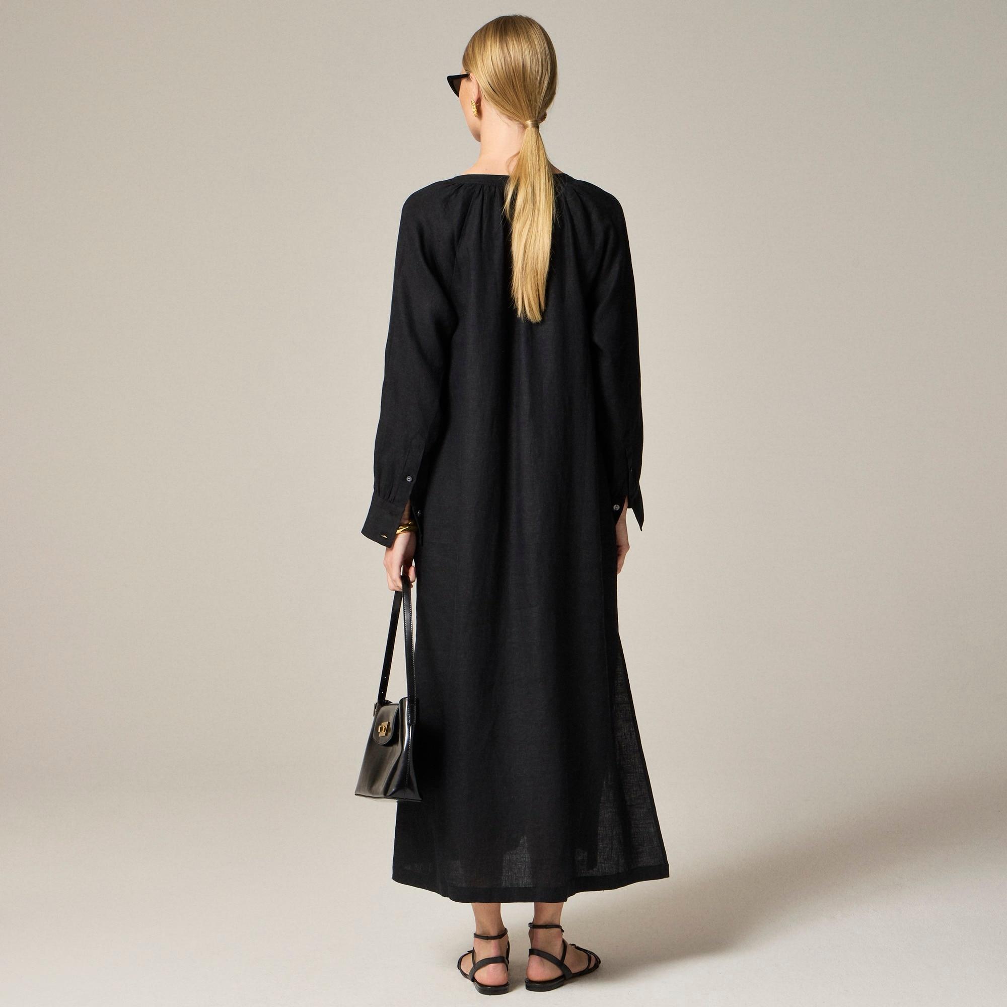 Cabana dress in linen Product Image