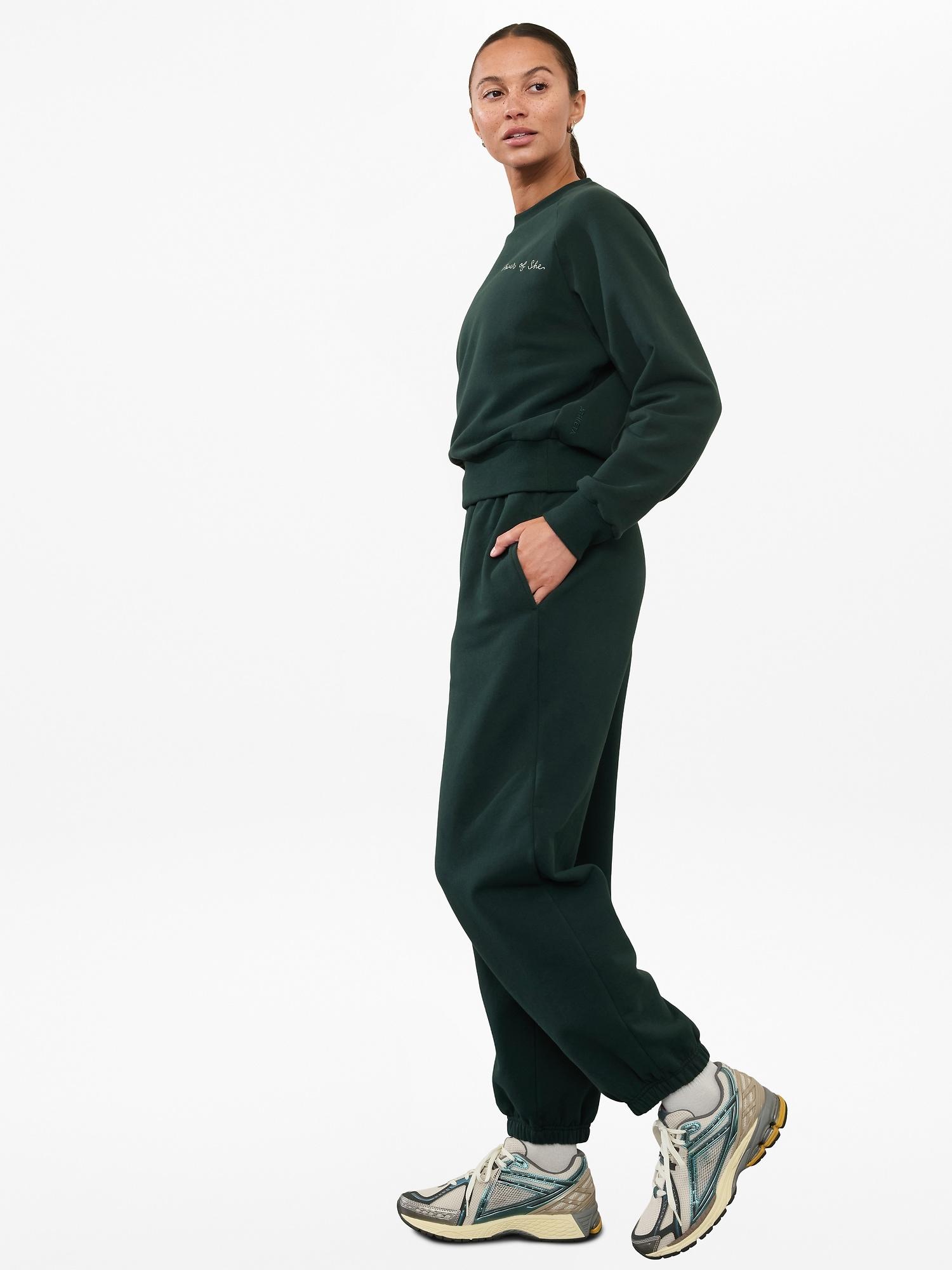 Power of She Embroidered Crew Sweatshirt Product Image