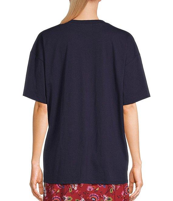 C&V Chelsea & Violet Oversized Woodstock Graphic T-Shirt Product Image