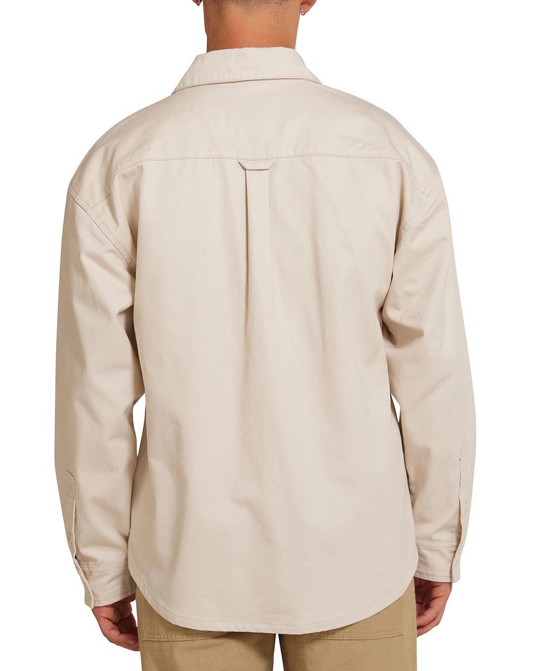 Frizell Twill Shirt - Dirty White Product Image