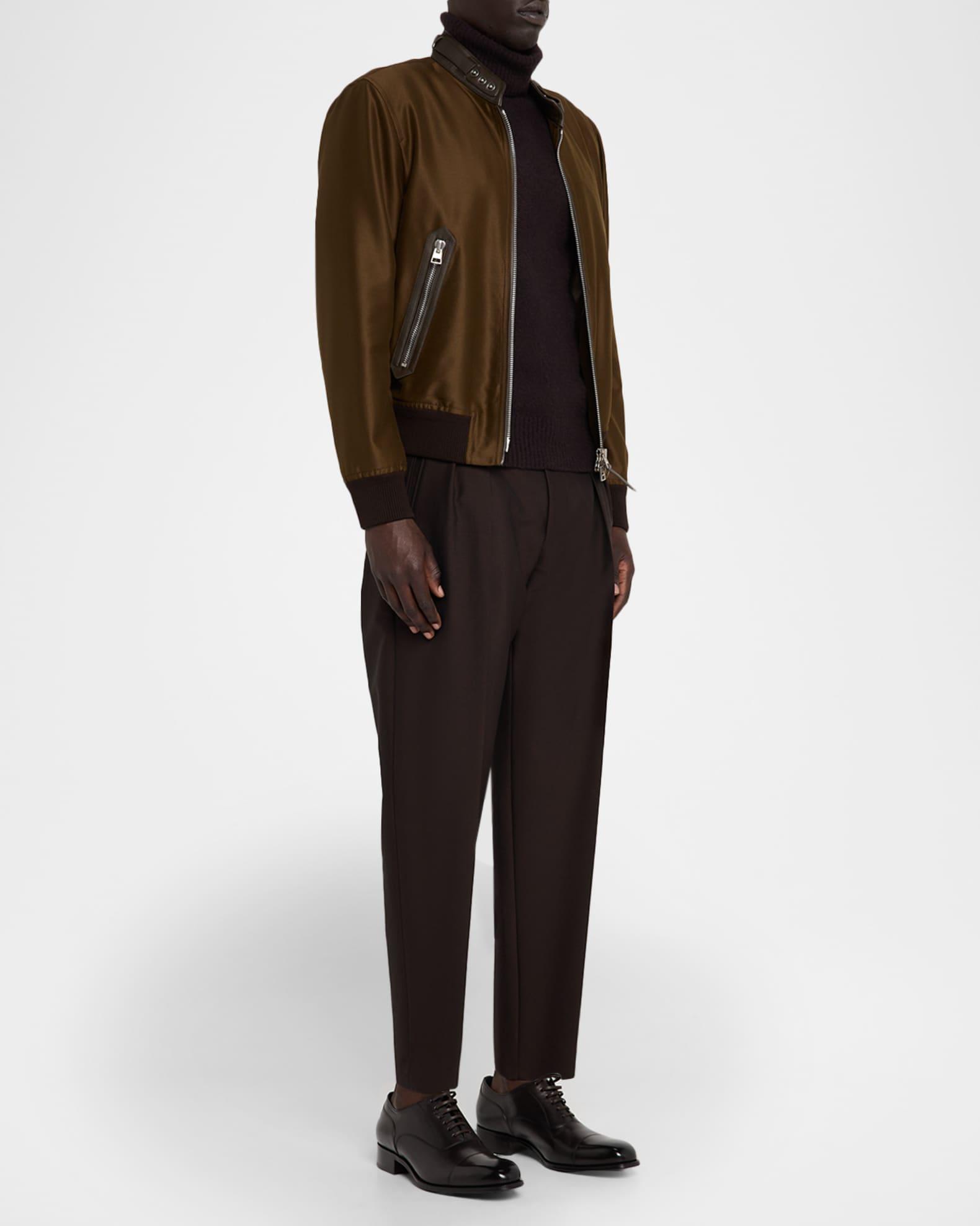 Men's Claydon Burnished Leather Derby Shoes Product Image