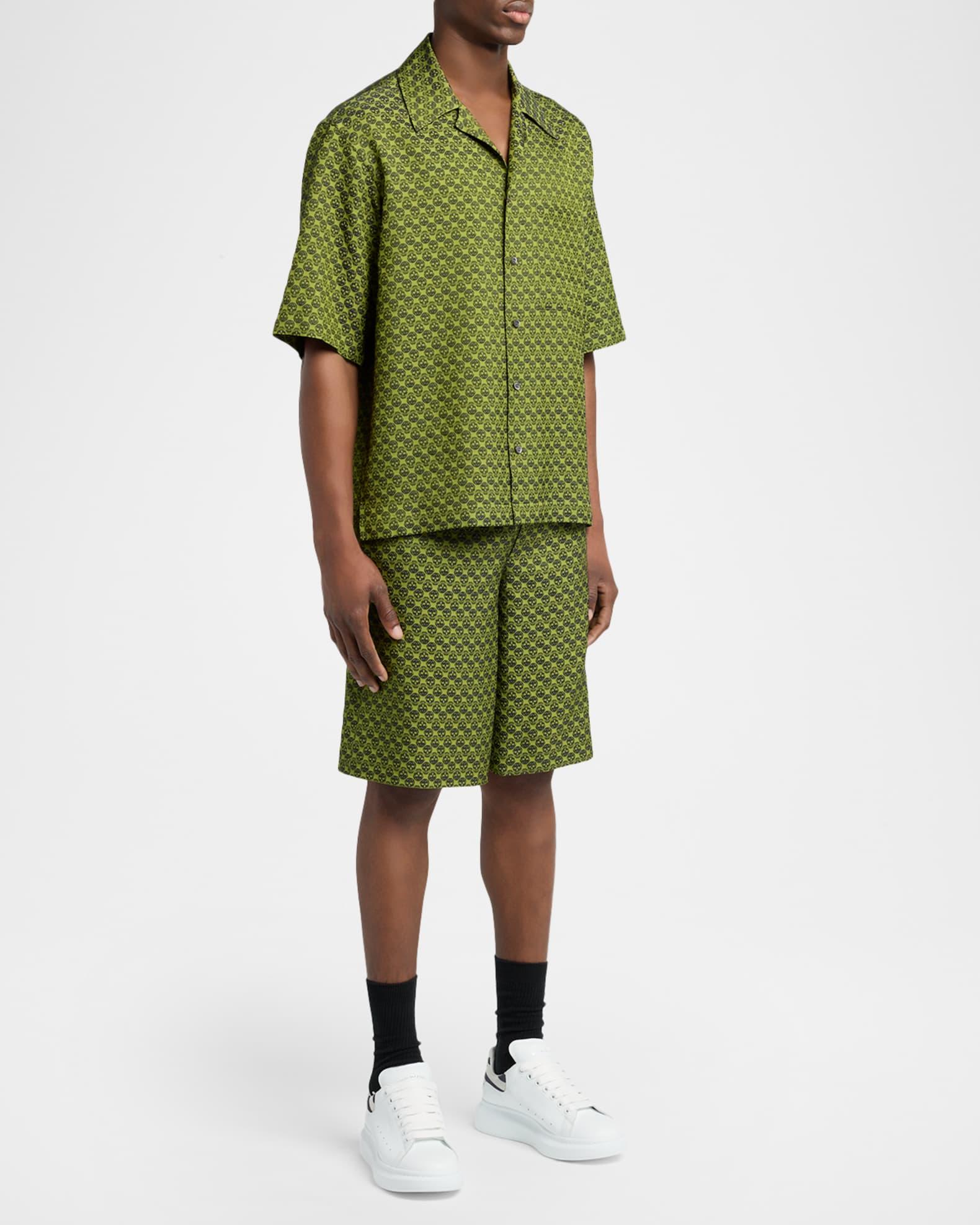 Men's Zebra-Backstay Leather Low-Top Sneakers Product Image