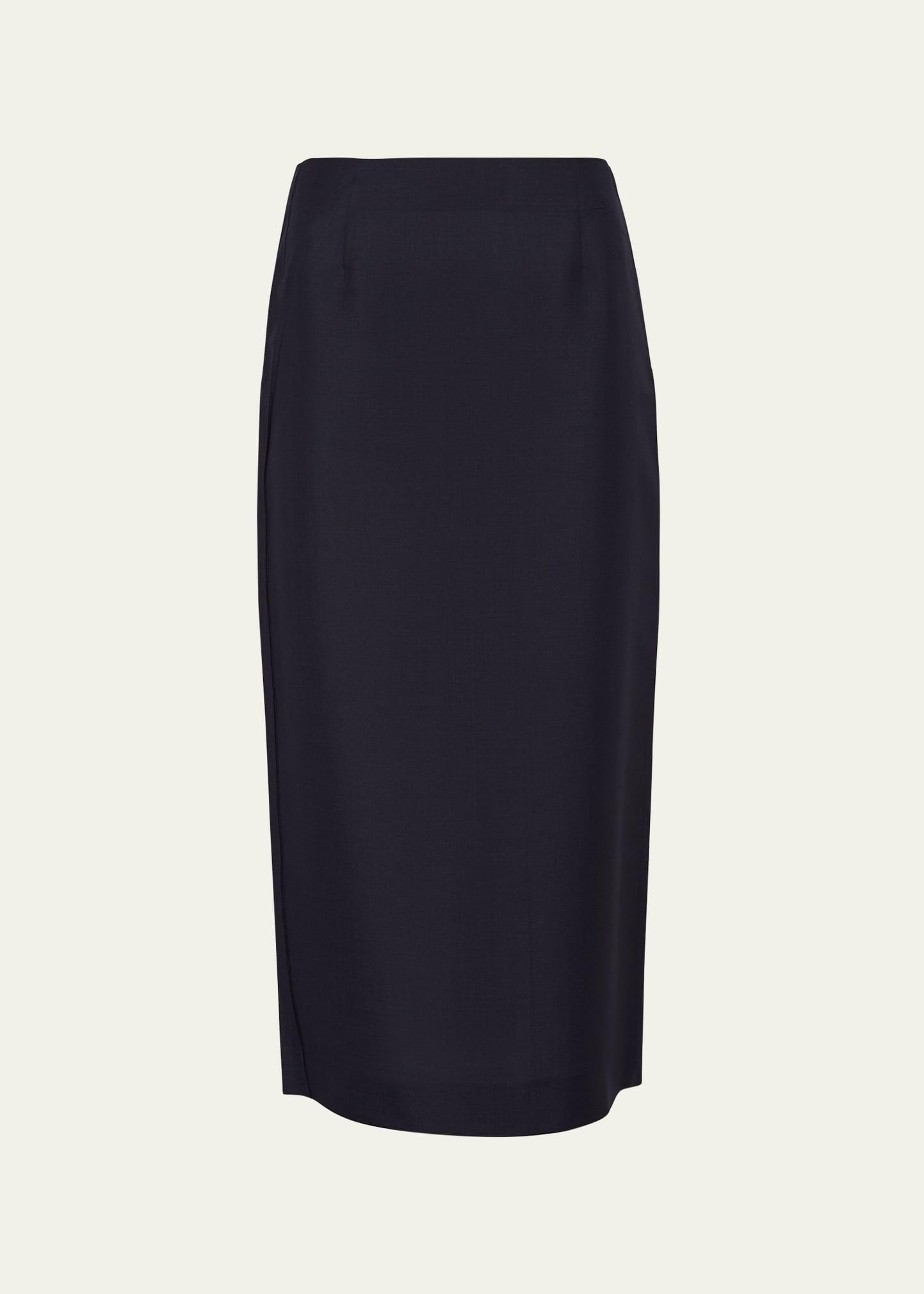 Mohair Pencil Midi Skirt Product Image