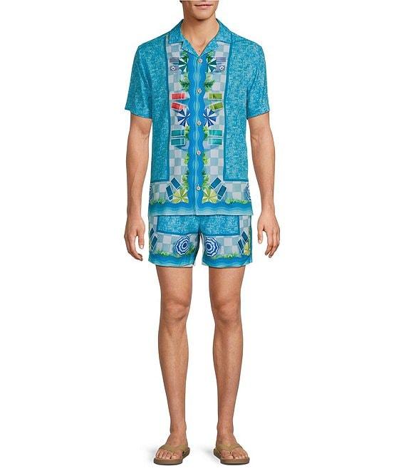 Caribbean Poolside Resort Cabana Woven Top Product Image