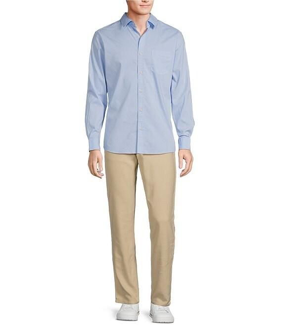 Rowm Rec + Relax Long Sleeve Performance Solid Shirt Product Image