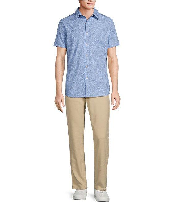 Rowm Rec + Relax Short Sleeve Performance Star Burst Print Shirt Product Image