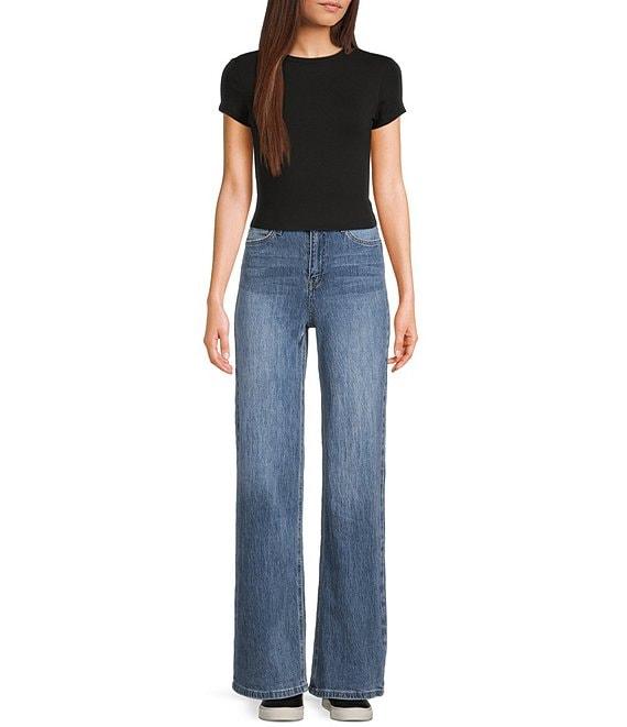 YMI Jeanswear Bella High Rise Wide Leg Jeans Product Image