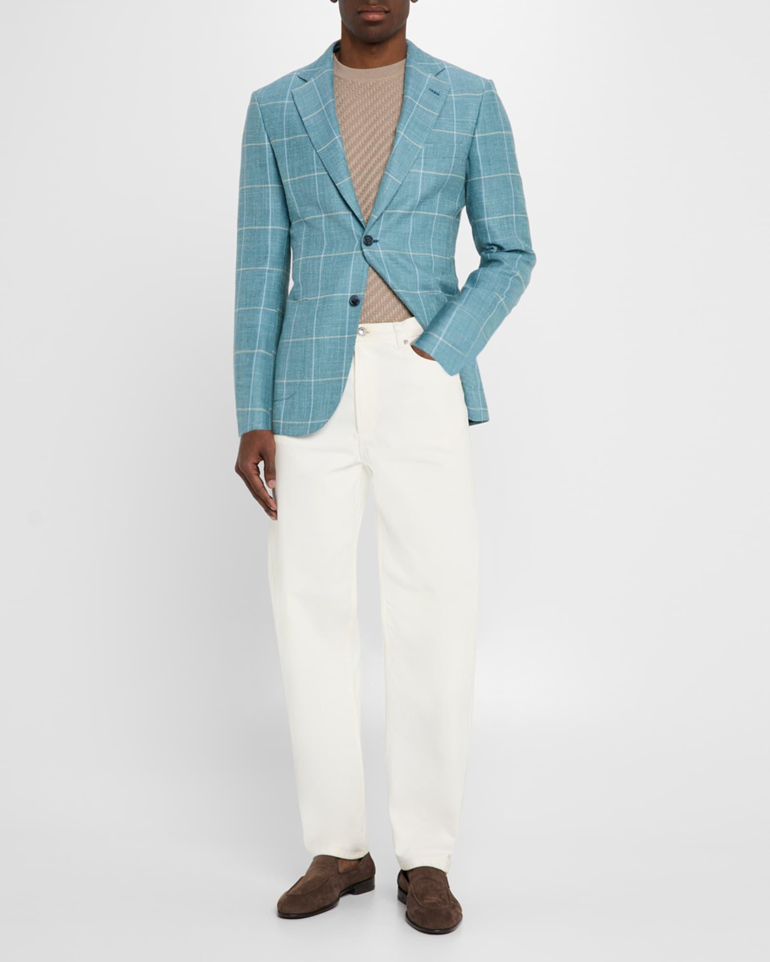 Men's Windowpane Sport Coat Product Image