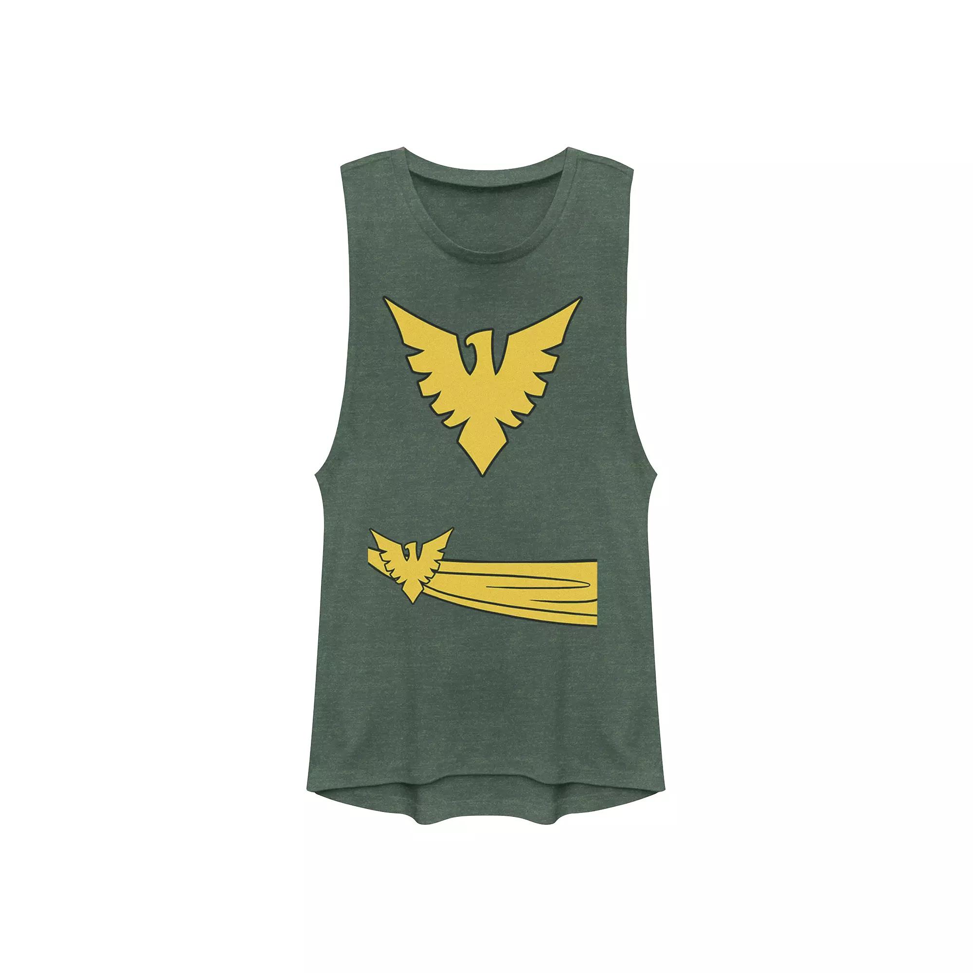 Juniors' Marvel X-Men Phoenix Costume Tank Top, Girl's, Size: XS, Pine Grey Product Image