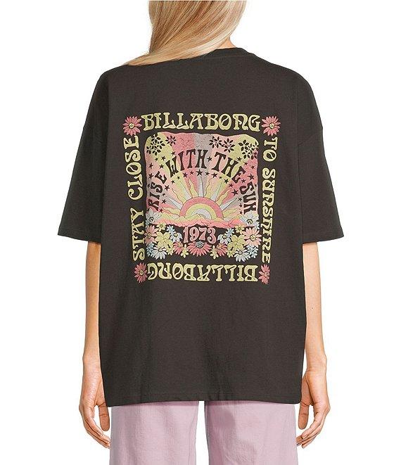 Billabong Out Until Dawn Graphic Short Sleeve Oversized T-Shirt Product Image