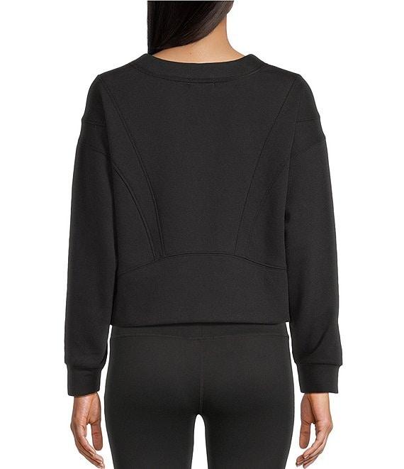 GB Coordinating Knit Side Slit Sweatshirt Product Image