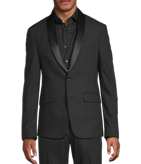 Murano The Holiday Edit Collection Slim Fit Leopard Print Suit Separates Jacket Product Image