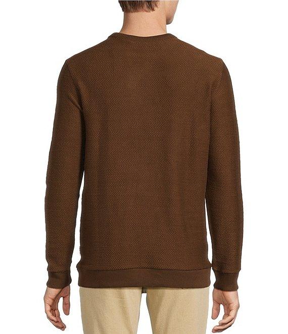 Rowm Long Sleeve Herringbone T-Shirt Product Image