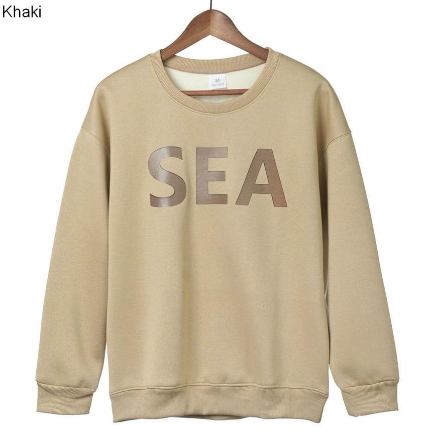 Lettering Sweatshirt / Sweatpants Product Image