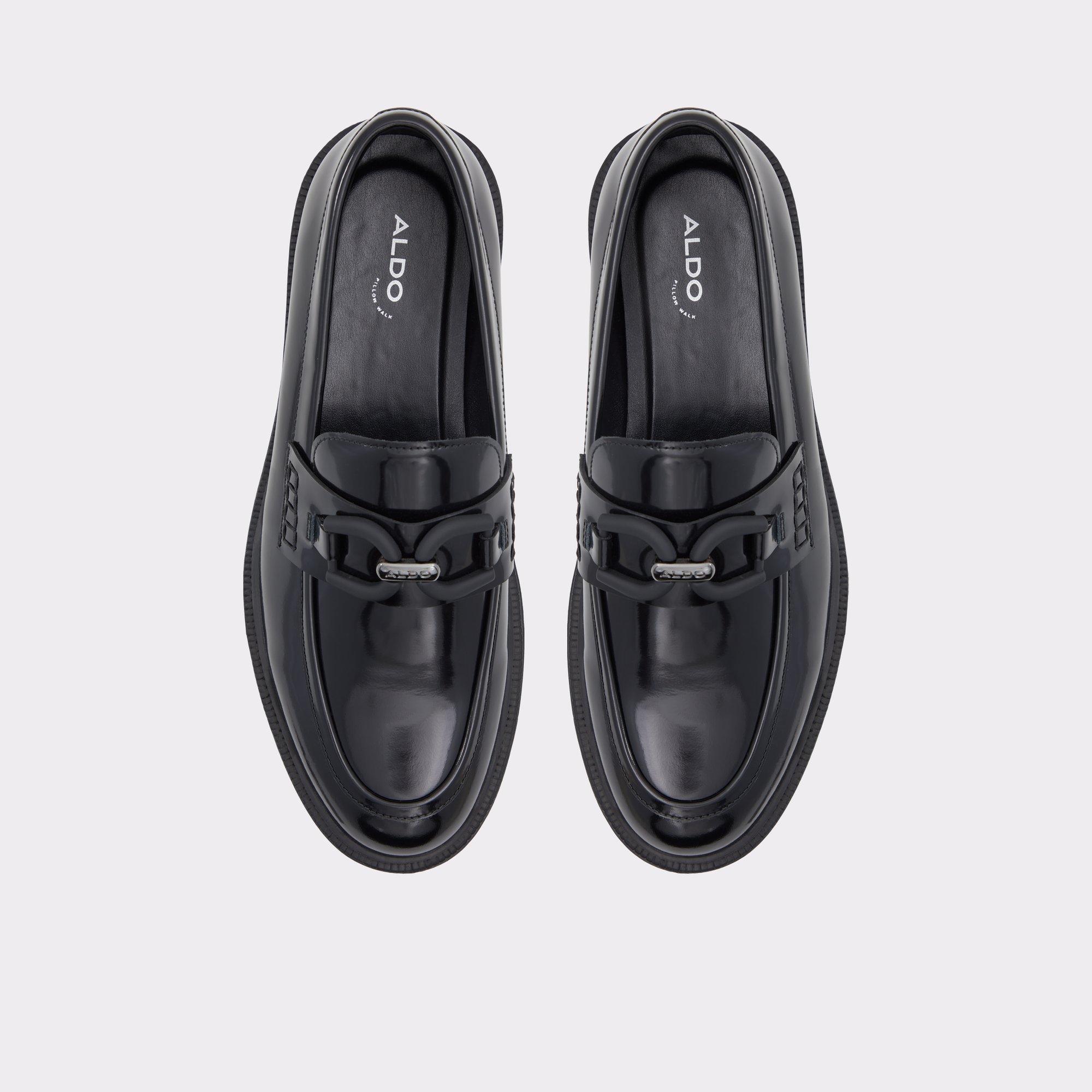 Norris Black Leather Smooth Men's Dress Shoes | ALDO US Product Image