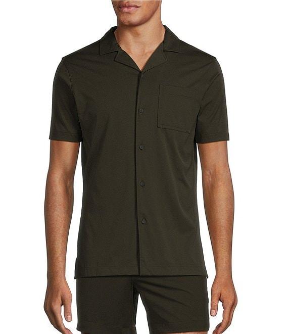 Murano Slim Fit Performance Stretch Short Sleeve Woven Camp Shirt Product Image