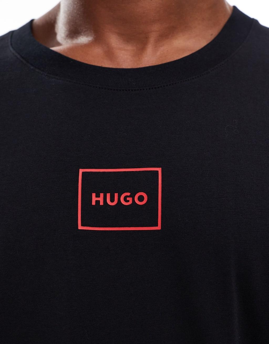 HUGO Bodywear laze t-shirt in black - part of a set Product Image