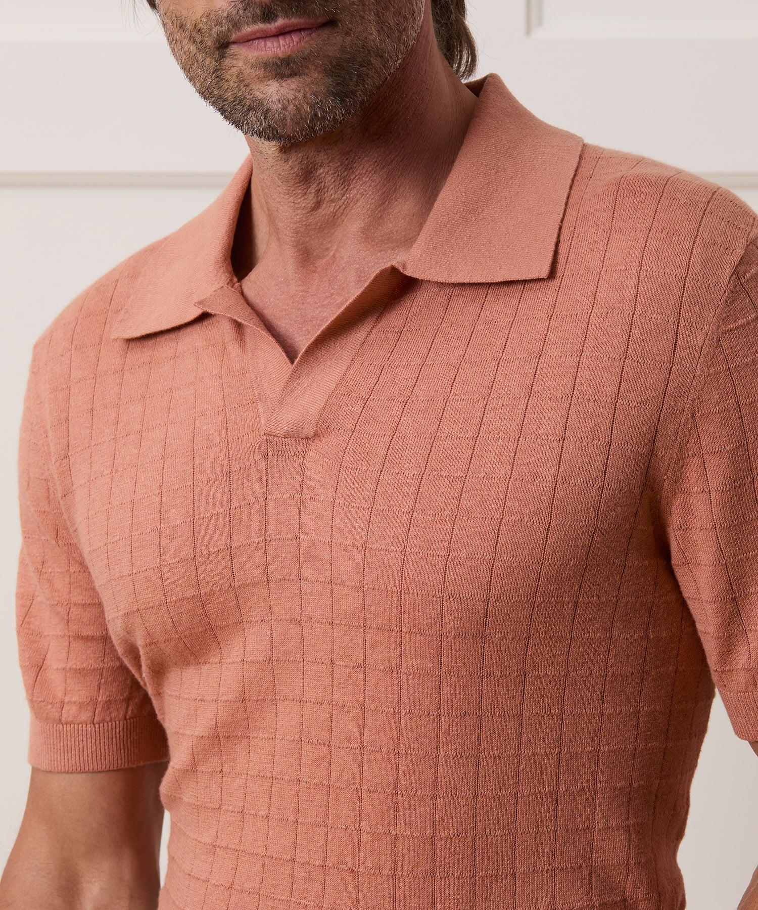 Linen Montauk Sweater Polo Product Image