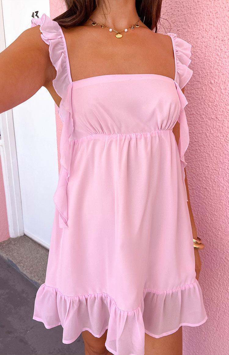 Jenn Light Pink Mini Dress Baby Girls Product Image