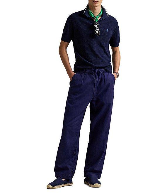 Polo Ralph Lauren Relaxed Fit Linen-Cotton Pants Product Image