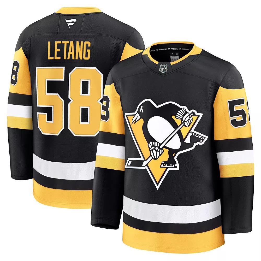 Men's Fanatics Kris Letang Black Pittsburgh Penguins Home Premium Jersey, Size: 50 Product Image
