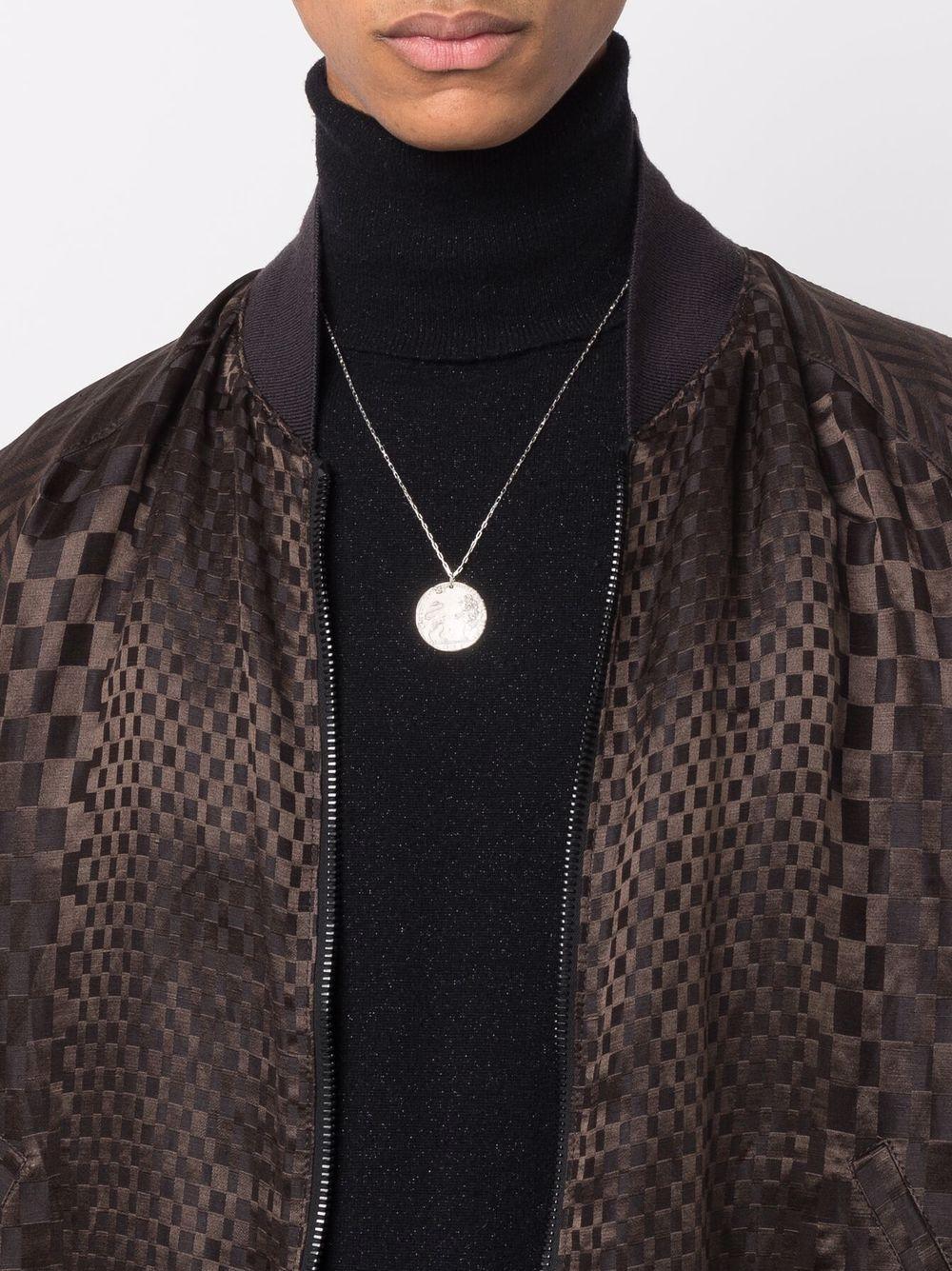 The Snow Lion Medallion necklace Product Image