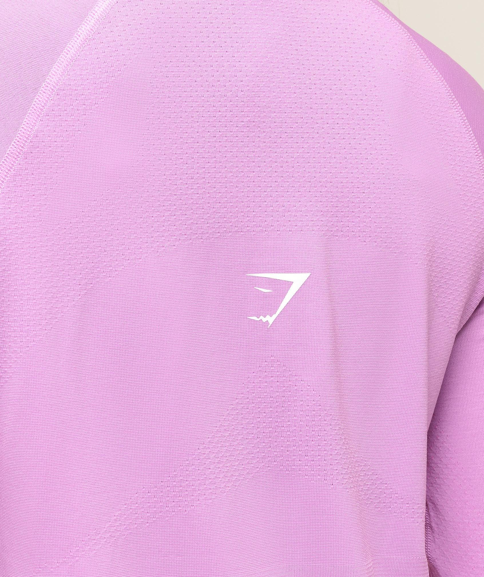 Gymshark Vital Long Line Top - Sour Pink Marl Female Product Image