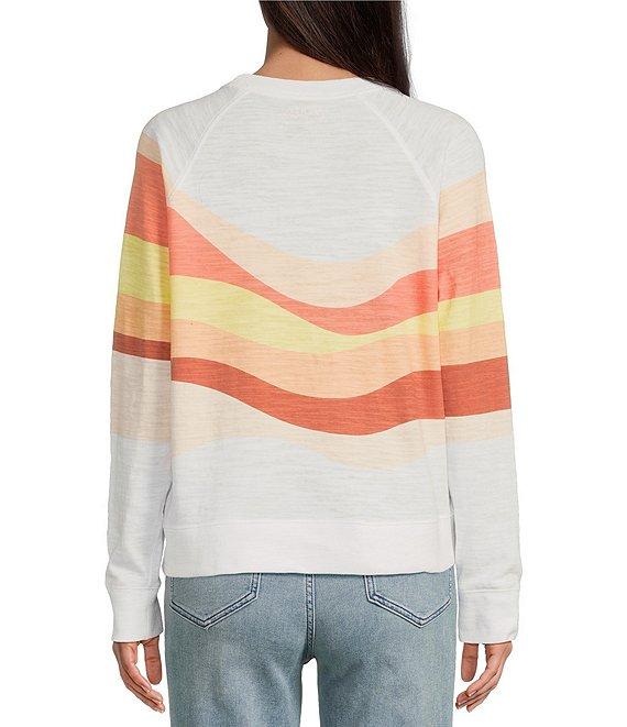Faherty Sunwash Organic Cotton Slub Crew Neck Long Sleeve Pullover Product Image