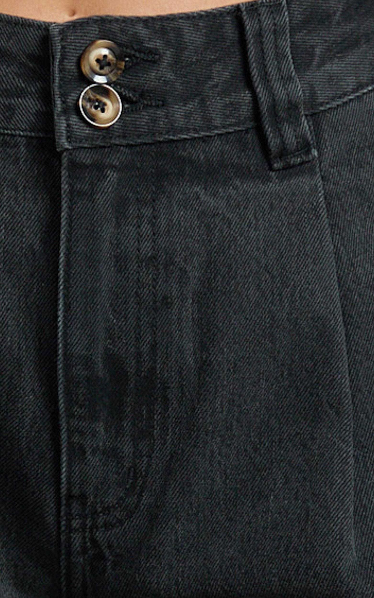 Fergie Jeans - Denim High Waisted Straight Leg Denim Jeans in Washed Black Product Image