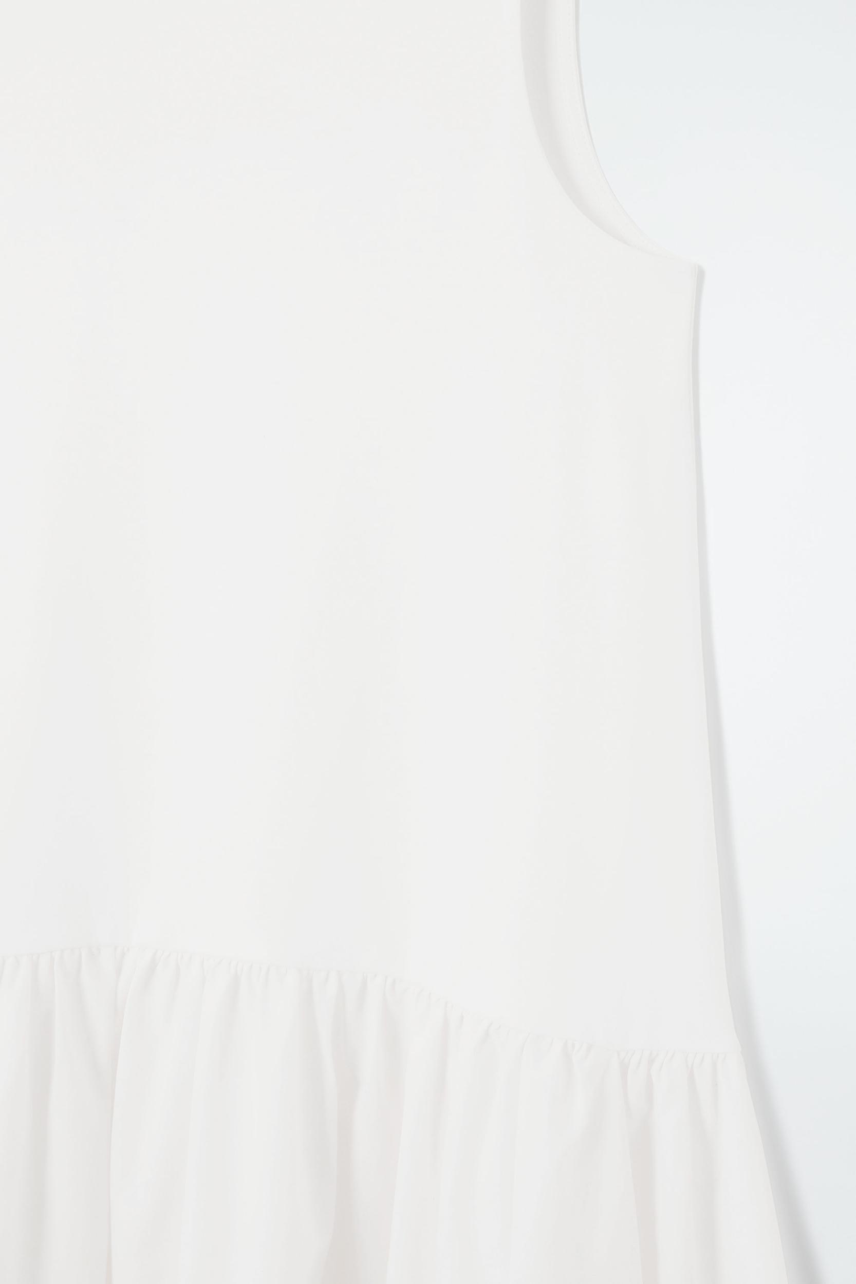 VOLUMINOUS SLEEVELESS MIDI DRESS Product Image