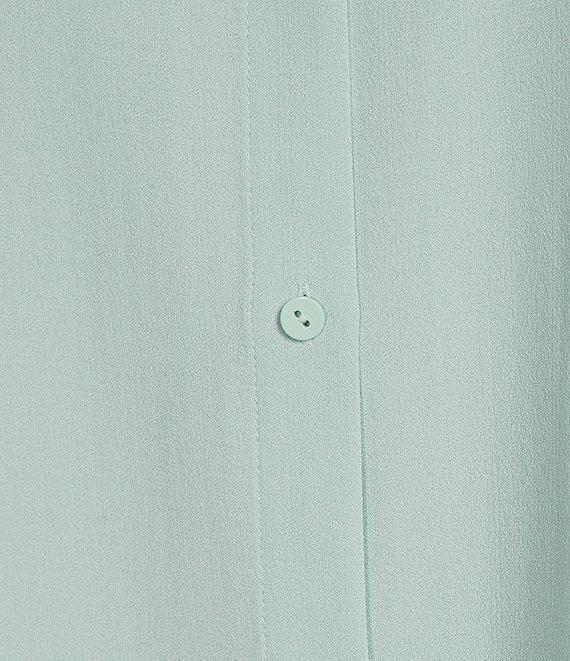 Eileen Fisher Organic Linen High Waist Tapered Ankle Pants Product Image