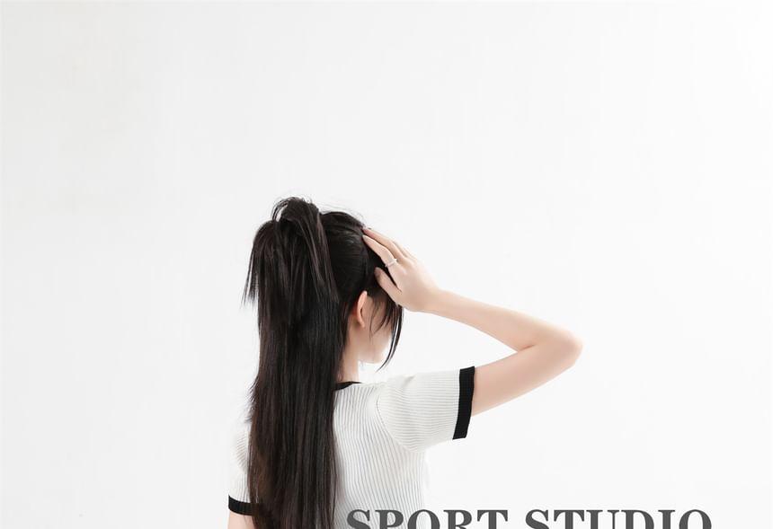 High Waist Plain Pleated A-Line Skirt (Various Designs) Product Image